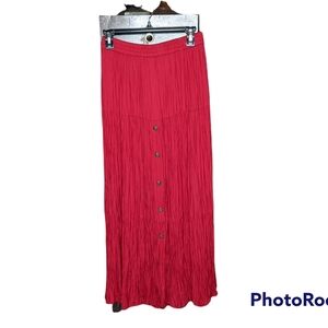 Red Gypsy Style Skirt Size Large